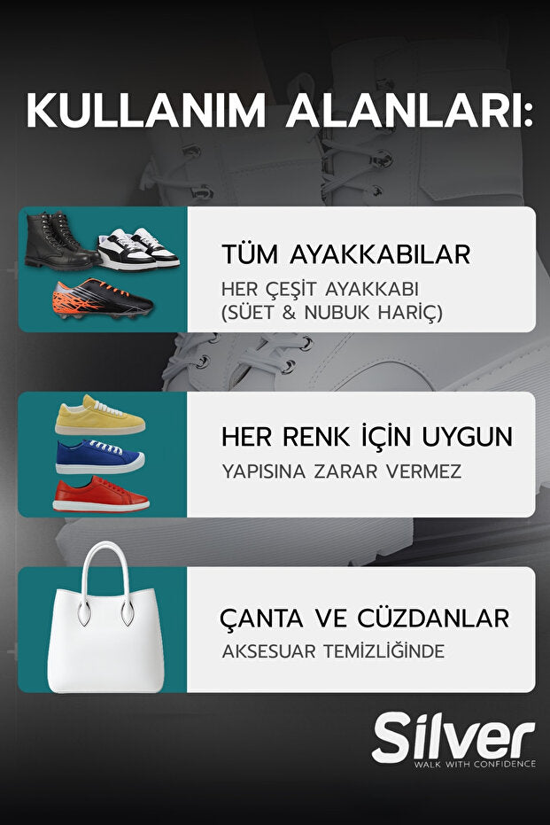 Foamix Fırçalı Ayakkabı Temizleme Köpüğü
