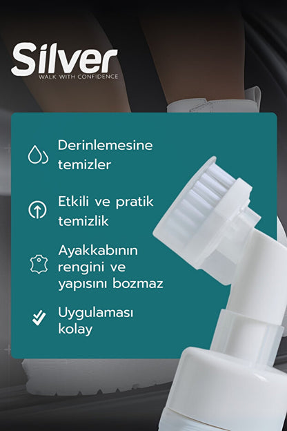 Foamix Fırçalı Ayakkabı Temizleme Köpüğü