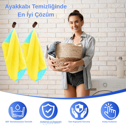 Ayakkabı Yıkama Torbası – Ayakkabı için Yırtılmaz Çamaşır Makinesi Filesi, Yıkanabilir
